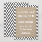 2015年卒業2015年シェブロンクラス招待状 招待状 (正面/裏面)