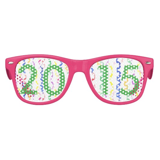 2015年新年パーティーストリーマー キッズサングラス (正面)