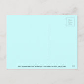 2015年日本の初 – オリジナルイラストレーション シーズンポストカード (裏面)