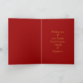 2015年旧正中国の月1日ゴールデンヤギ シーズンカード (内部)