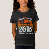 2015年生まれ限定版レトロかっこいい 2015年から Tシャツ (正面)
