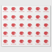 2015年間のヒツジ ラッピングペーパー (フラット)