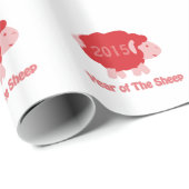 2015年間のヒツジ ラッピングペーパー (ロールコーナー)