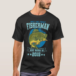 2015年1月に生まれた最高の漁師だけ Tシャツ