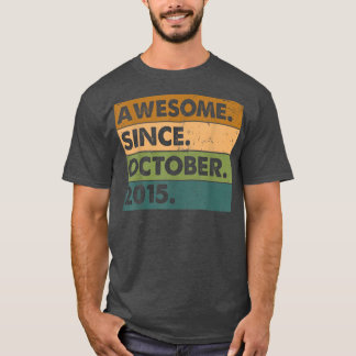2015年10月以素晴らし降7回目の誕生日ギフト7 Ye Tシャツ