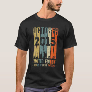 2015年10月5歳2015年誕生日ギフト Tシャツ