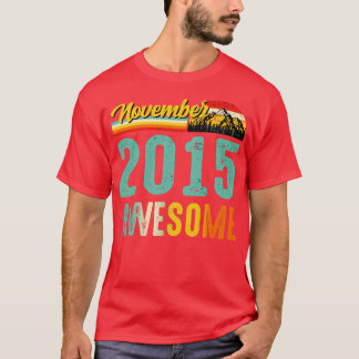 2015年11月誕生日ギフトシャツヴィンテージ11月 Tシャツ