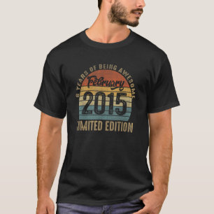 2015年2月8日素晴らしレトロ8位B Tシャツ