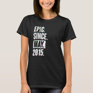 2015年5月生まれの7歳の誕生日おめでとう Tシャツ