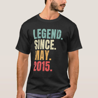 2015年5月誕生日2015年レトロ以来の伝説 Tシャツ