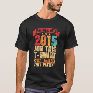 2015年6周年からメンズ結婚結婚 Tシャツ