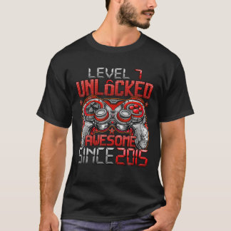 2015年7素晴らし番目の誕生日G以降のレベル7のロック解除 Tシャツ