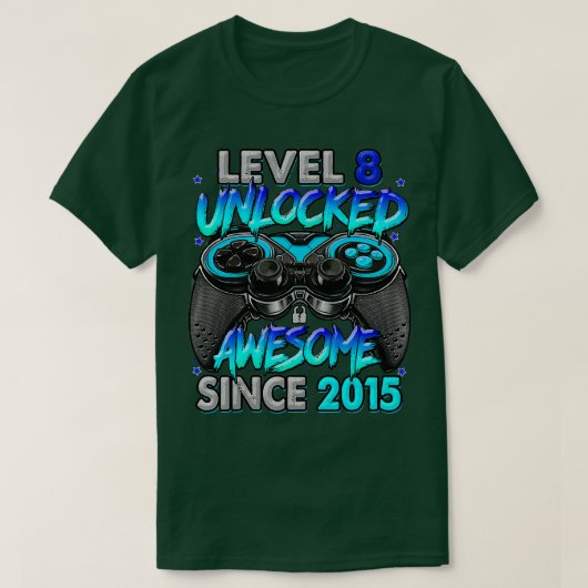 2015年8素晴らし誕生日G以降のレベル8のロック解除 Tシャツ (デザイン正面)