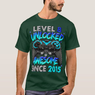 2015年8素晴らし誕生日G以降のレベル8のロック解除 Tシャツ