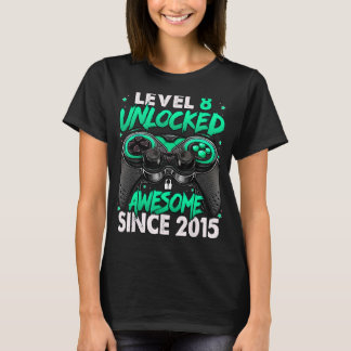2015年8素晴らし誕生日G以降のレベル8のロック解除 Tシャツ