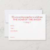 2015年(《写真》ぼけ味) 招待状 (裏面)