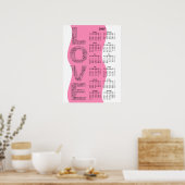 2015年：愛の年の壁カレンダー ポスター (キッチン)