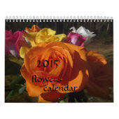 2015年 花カレンダー カレンダー (カバー)