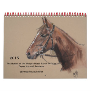 2015年、PRNSでのモルガン・ホース・ランチの暦 カレンダー