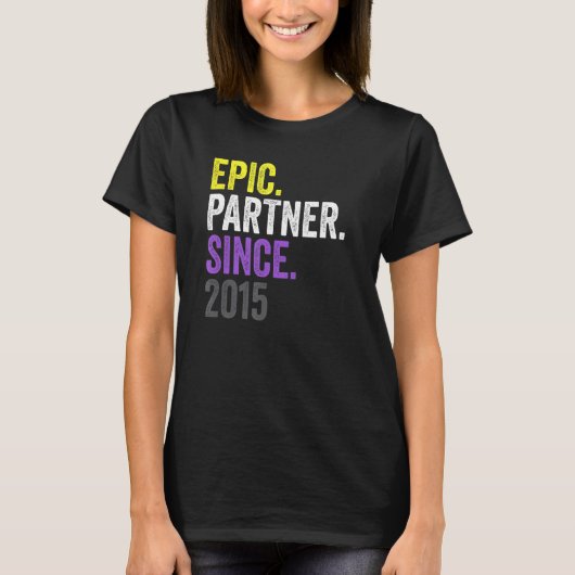2015年Anniversary Non Binary Pri以来のエピックパートナー Tシャツ (正面)