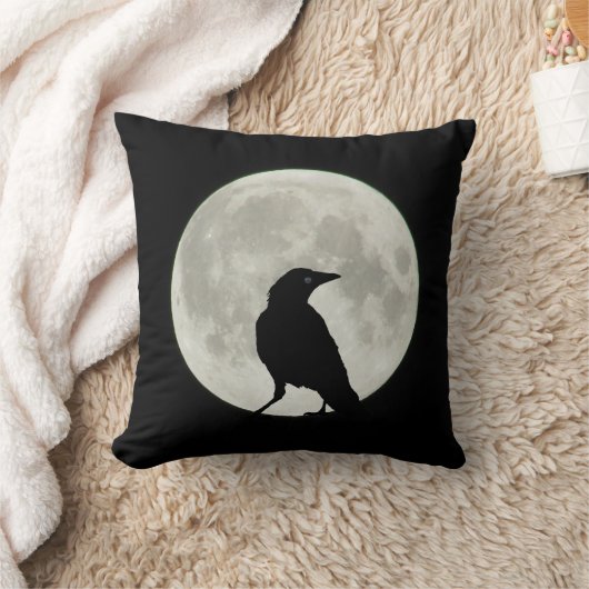 2015月すごい烏 クッション (ブランケット)