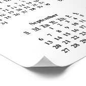 2015民主的な壁カレンダー：悪い態度 ポスター (角)