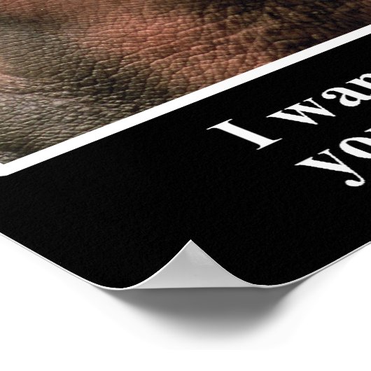 2015民主的な壁カレンダー：私はあなたに感心する ポスター (角)