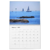 2015海岸のカレンダーの近くで カレンダー (2月 2027)