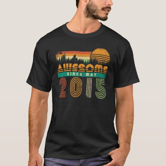 2015素晴らし年5月7周年記念カップル Tシャツ (正面)