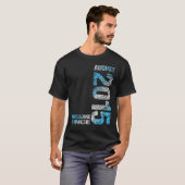 2015素晴らし年8月誕生日生まれ2015 1以威厳がある降 Tシャツ (正面フル)