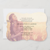 2015金ゴールド卒業パーティー招待状 招待状 (裏面)