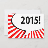 2015! フキダシ 招待状 (正面)