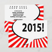 2015! フキダシ 招待状 (正面/裏面)