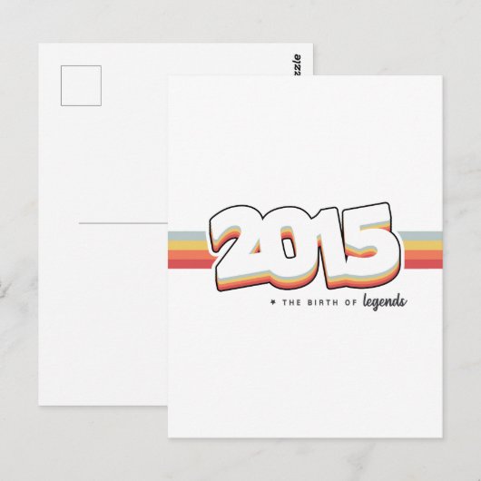 2015 伝説の誕生 ポストカード (正面/裏面)