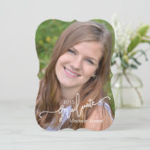 2015 卒業式 優秀な卒業生 | 卒業式 発表 赤 招待状 (スタンド正面)