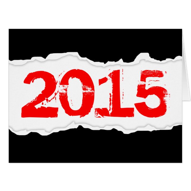 2015 (引き裂かれた紙) (正面横)