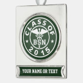 2015 BSNのクラス シルバープレートバナーオーナメント (左)