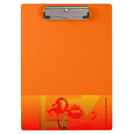 2015 Ramポップ・アートの羊ヤギ年 – クリップボード (正面)