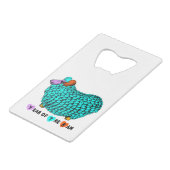 2015 Ram羊ヤギ年クレジットカードボトルオープナー クレジットカード栓抜き (正面アングル)