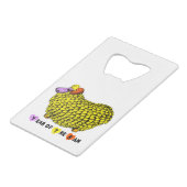 2015 Ram羊ヤギ年クレジットカードボトルオープナー クレジットカード栓抜き (正面アングル)