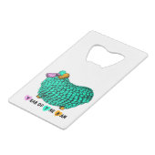 2015 Ram羊ヤギ年クレジットカードボトルオープナー クレジットカード栓抜き (正面アングル)