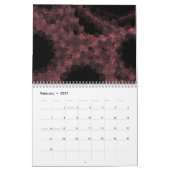 2015 v1のためのフラクタル カレンダー (2月 2027)