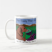 2016のワインの里のウインナーのFestのマグ及びジョッキ コーヒーマグカップ (左)