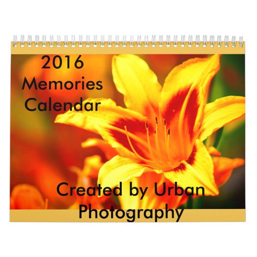 2016の記憶 カレンダー (カバー)