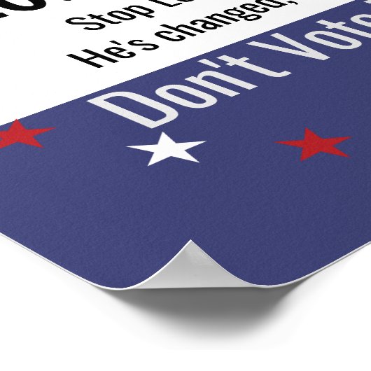 2016は投票ハリス行っている ポスター (角)