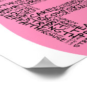 2016ウォールカレンダー乳がん認識度ポスター ポスター (角)