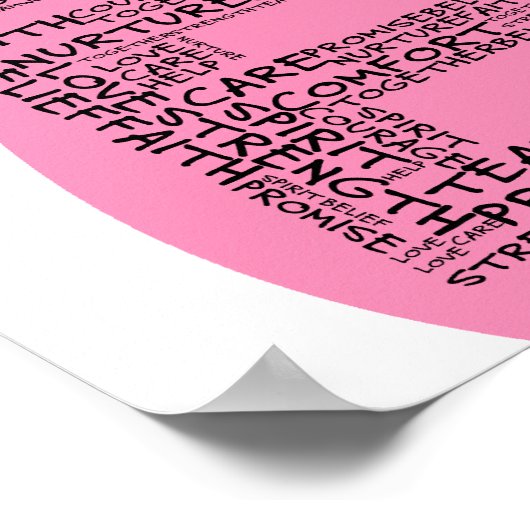 2016ウォールカレンダー乳がん認識度ポスター ポスター (角)