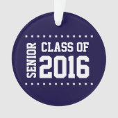 2016オーナメントの新しくカスタマイズ可能なクラス オーナメント (正面)