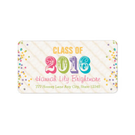 2016カラフル年のBright Class ラベル