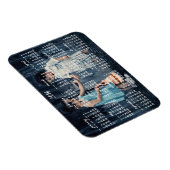 2016パーソナライズされた年磁気カレンダー3x4 マグネット (右側)